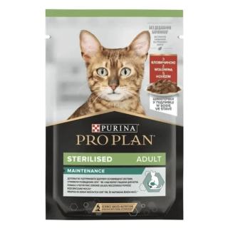 ProPlan MO Cat Adult sterilised hovädzie kapsička 26x85 g