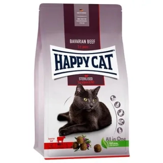 Happy Cat SUPREME - Sterilised Voralpen-Rind / Hovädzie 1,3 kg
