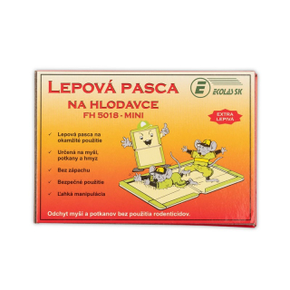 Lepová pasca na hlodavce mini 1ks