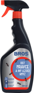 BROS 007 rozprašovač proti mravcom a lezúcemu hmyzu 500ml